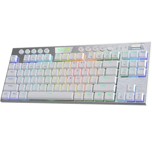 Redragon K621W HORUS TKL RGB Wireless Mechanical Gaming Keyboard (White)