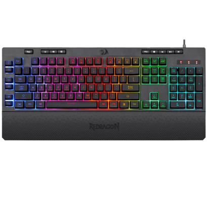 Redragon K512 SHIVA RGB Backlit Membrane Gaming Keyboard (Black)