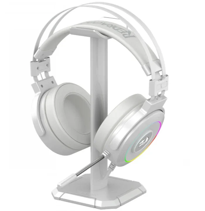 Redragon H320W LAMIA 2 RGB 7.1 Gaming Headset with Noise-Cancellation (White)