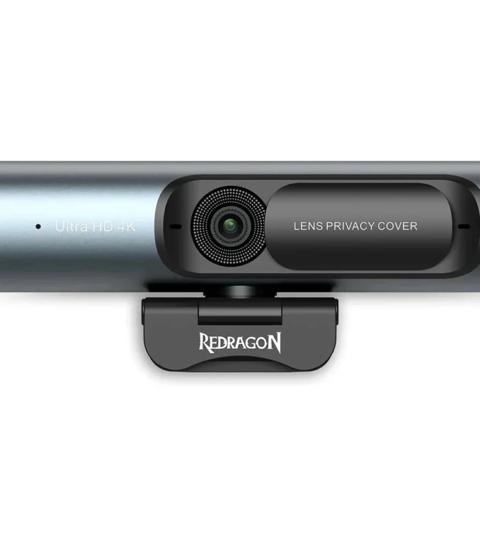 Redragon GW911 CYBERLENS 4K Ultra HD Noise-Cancelling Privacy Cover Webcam