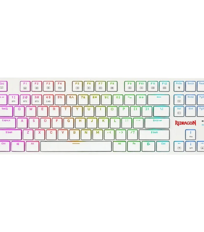 Redragon K539W ANUBIS 80% Wireless RGB Mechanical Keyboard (White)