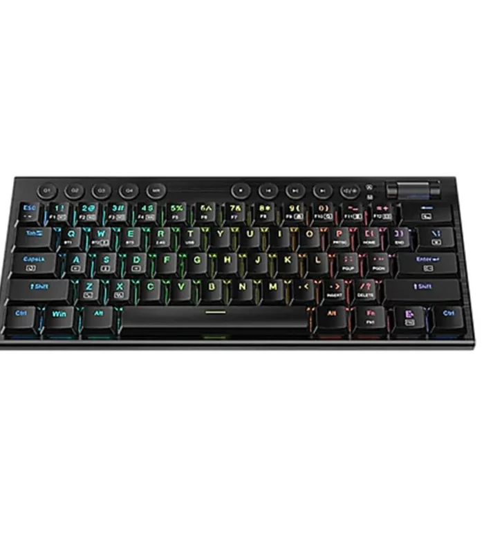 Redragon K632 RGB 60% Wired Mechanical Keyboard with Macro Keys (Black)