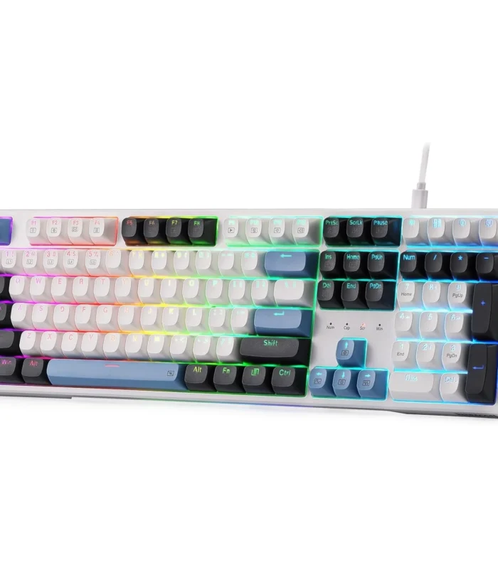 Redragon K668 TRUNDLE Gaming Keyboard With Hot Swappable Red Switches (WGB)