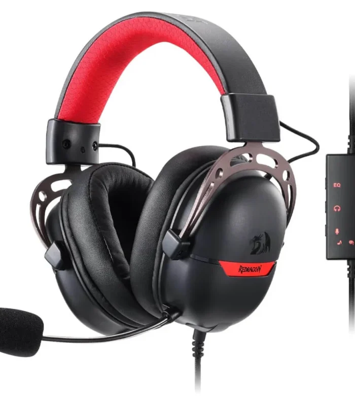 Redragon H376 AURORA USB Wired Gaming Headset (Black)