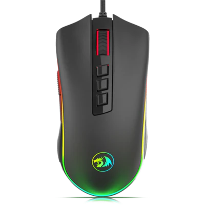 Redragon M711 COBRA RGB Gaming Mouse with 16.8 Million, 10,000 DPI (Black)